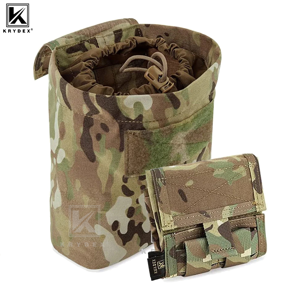 Tactical Dump Pouch Foldable Drop Bag - KRYDEX Tactical Dump Pouch Foldable Recycling