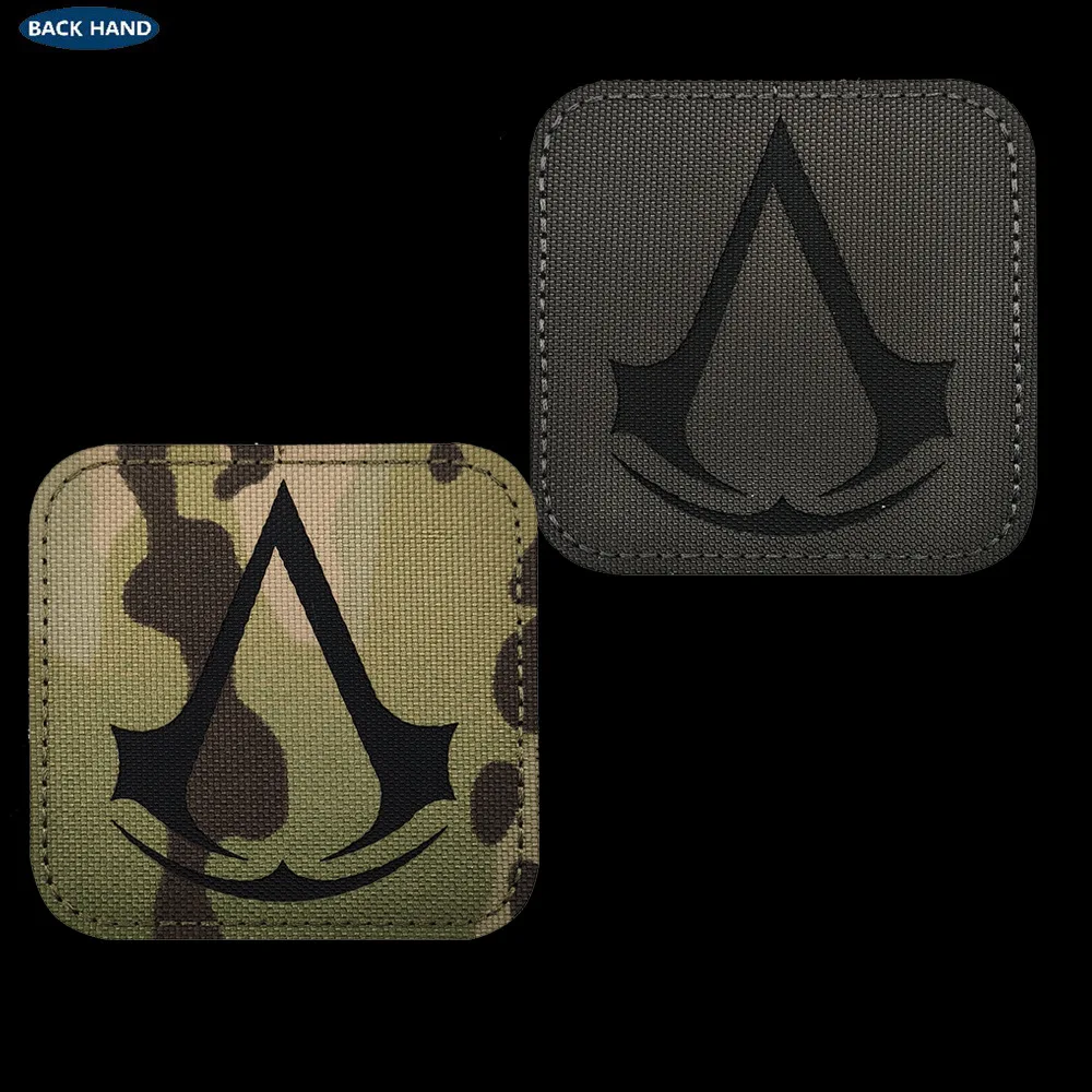 Patch Morale Tactical Military Hook Loop - Assassin's Creed Symbol Tactical Patches Military