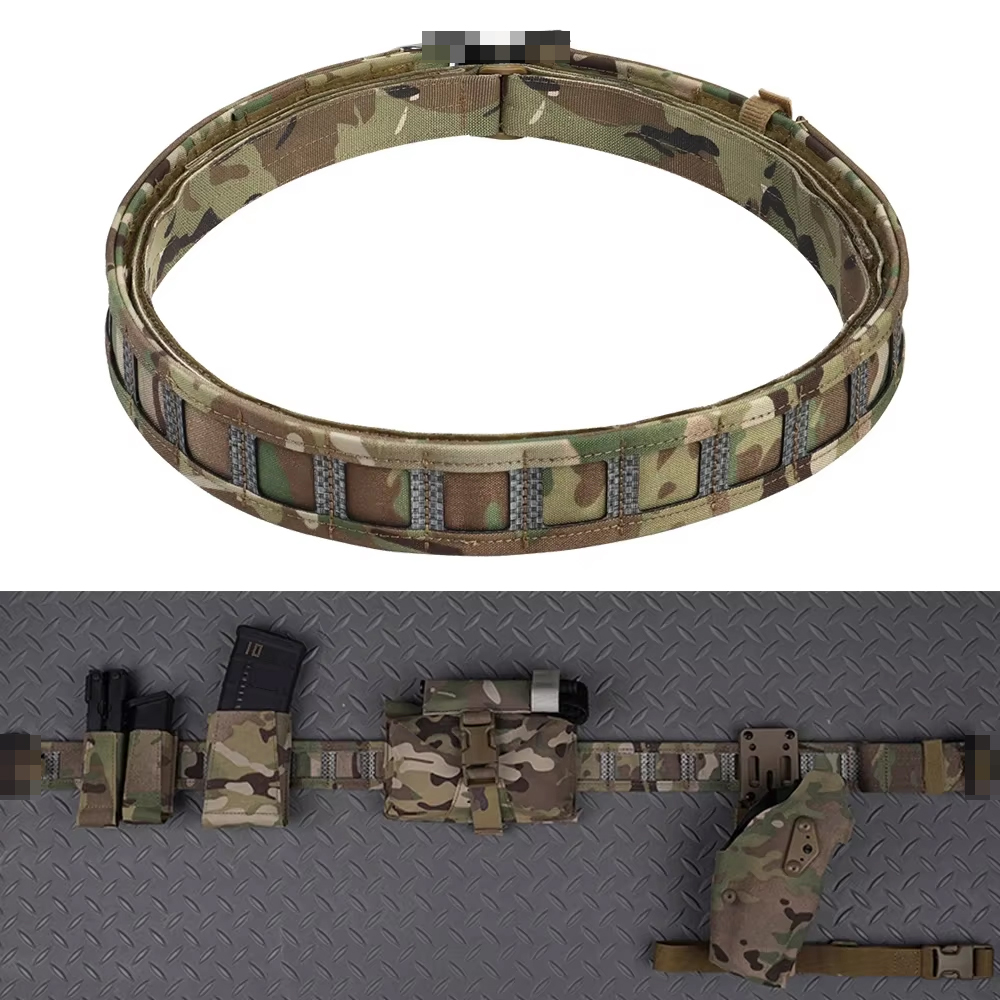 Tactical Combat Belt Quick Release Buckle - Tactical MOLLE Belt 3 in 1