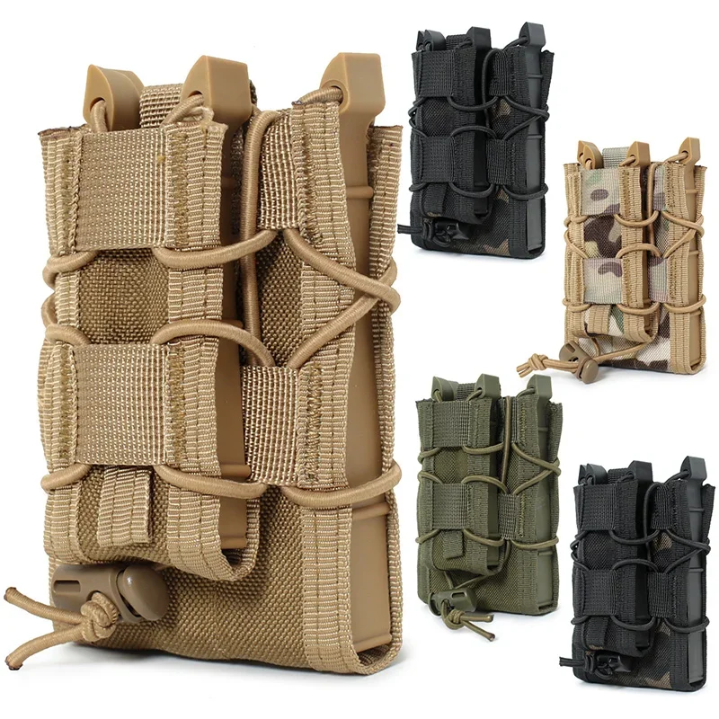 Molle Mag Pouch Double Magazine 5.56 9Mm - 5.56 9mm Molle Magazine Pouch AK