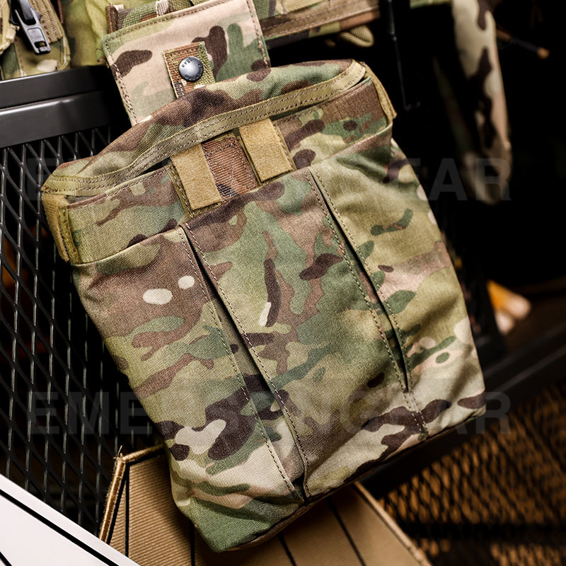 Tactical Dump Pouch Foldable Drop Bag - Emersongear Tactical Dump Pouch MOLLE Drop