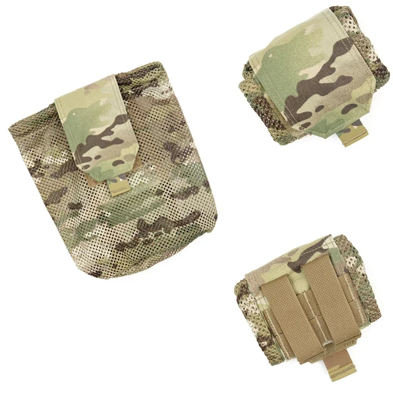 Tactical Dump Pouch Foldable Drop Bag - Airsoft Dump Drop Pouch Tactical EDC