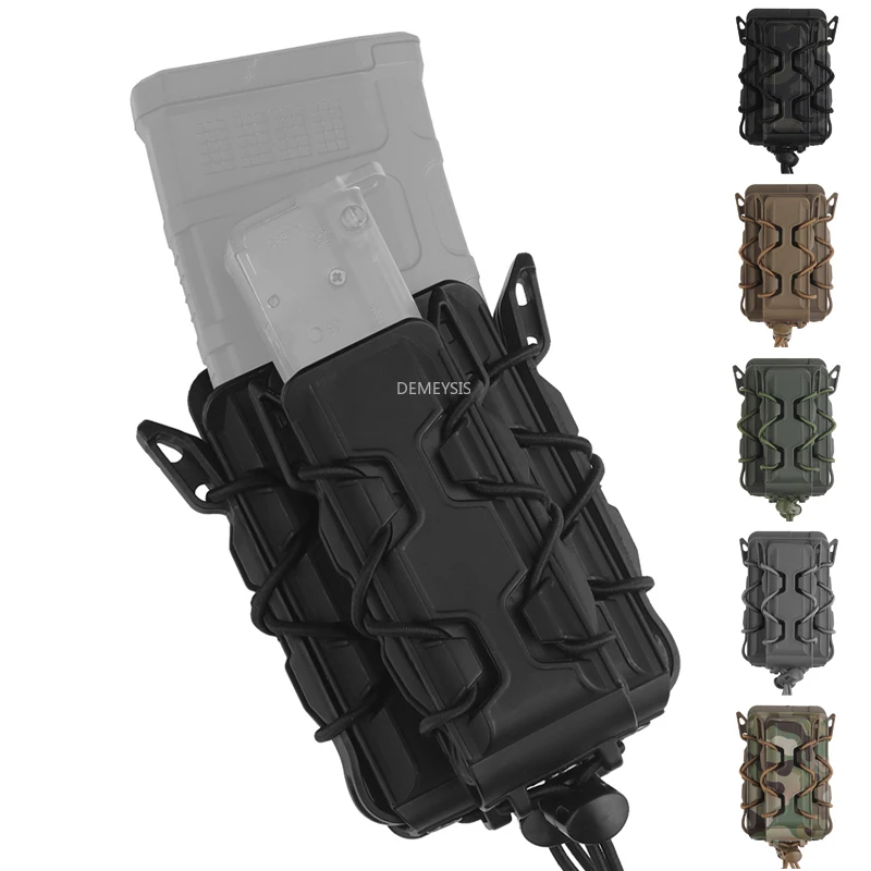 Molle Mag Pouch Double Magazine 5.56 9Mm - Tactical MOLLE Double Mag Holder 5.56