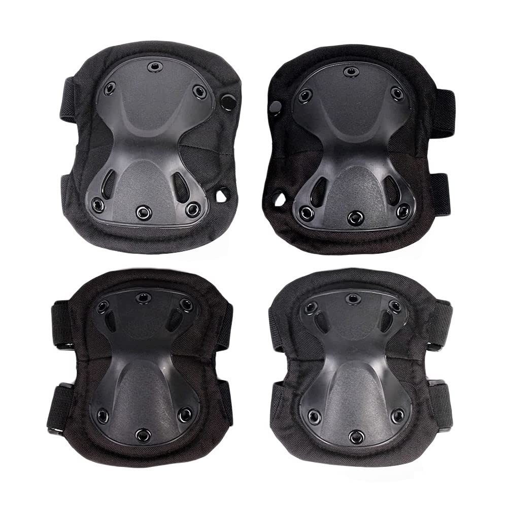 Combat Knee Pads Elbow Pads Set Military - 4pcs Military Tactical Knee Pad Elbow
