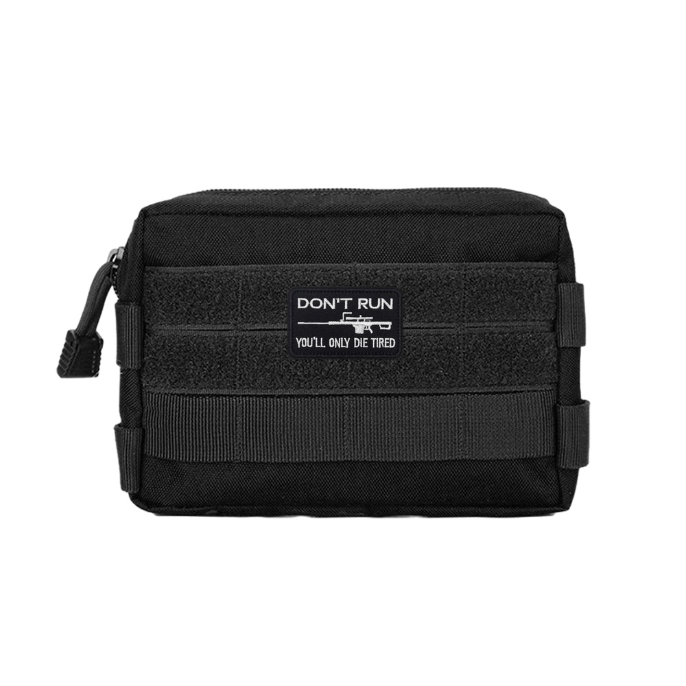 DON'T RUN Fun Meme Tactical Mo - Patch Morale Tactical Military Hook Loop 评论和价格