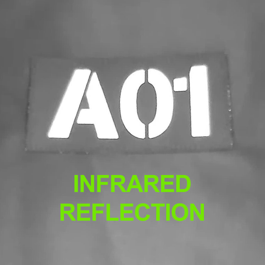 Laser Cutting IR IFF Infrared  - Patch Morale Tactical Military Hook Loop 评论和价格