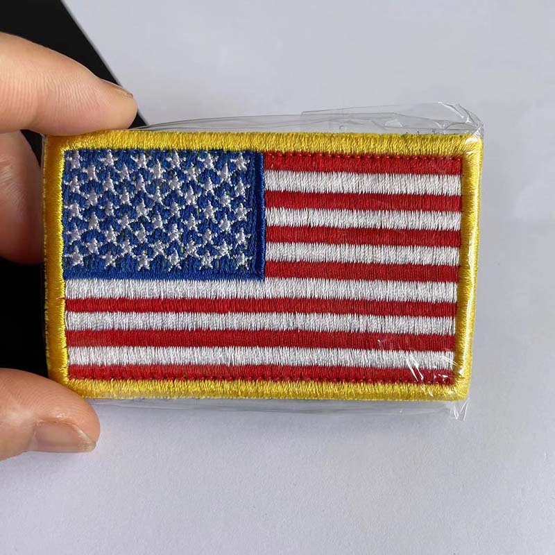 2PCS/Lot USA Flag Skull Morale - Patch Morale Tactical Military Hook Loop 评论和价格