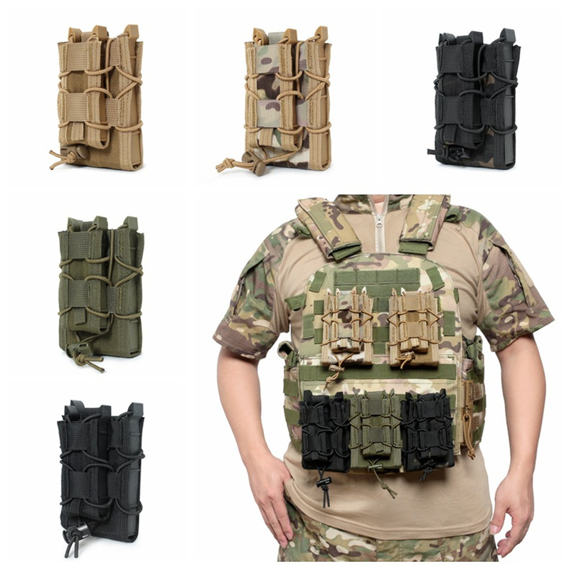 5.56 9mm Molle Magazine Pouch  - Molle Mag Pouch Double Magazine 5.56 9Mm 评论和价格