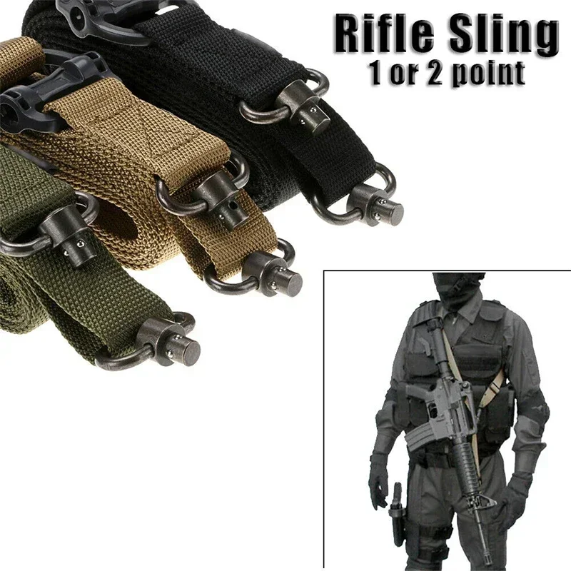 1 Pc Adjustable MS4 Tactical Q - Tactical Sling 2 Point Quick Adjust Rifle 评论和价格