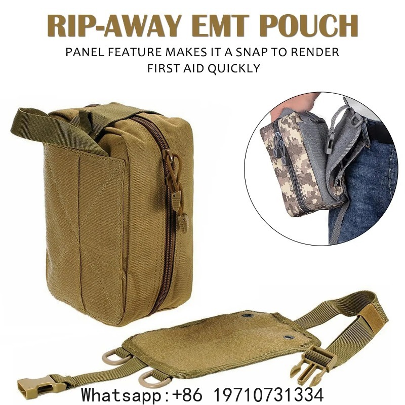 First Aid Kit Bag Empty Molle  - Tactical Med Kit Pouch Ifak Rip Away 评论和价格