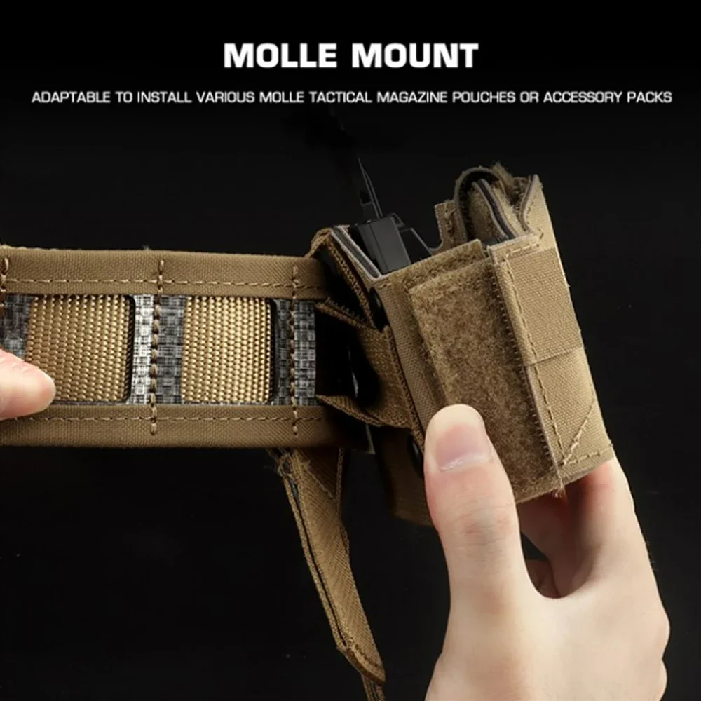 Tactical MOLLE Belt 3 in 1 Qui - Tactical Combat Belt Quick Release Buckle 评论和价格