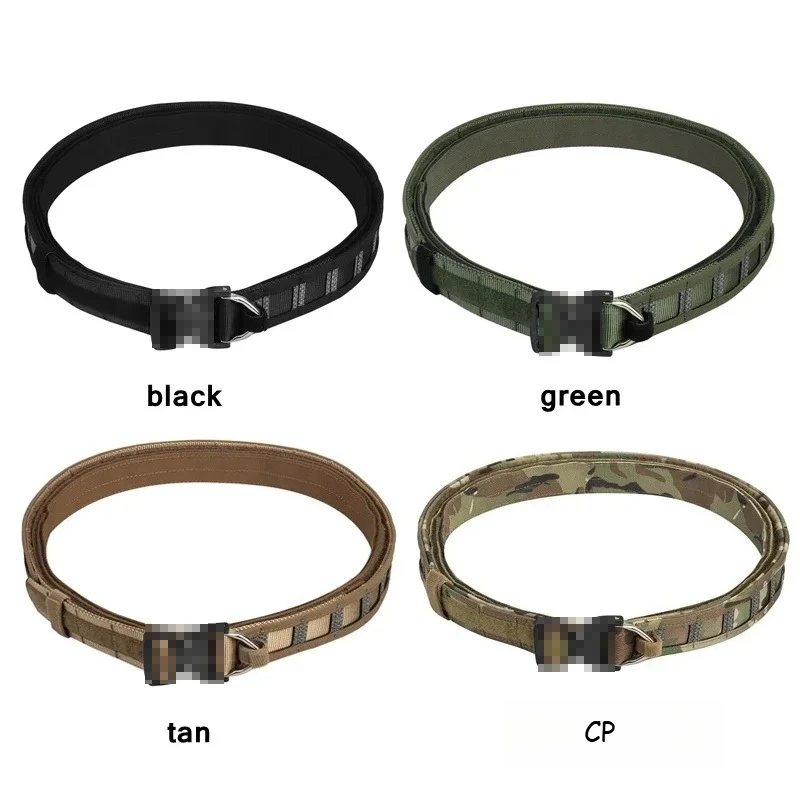 3 in 1 Tactical Waist Belts He - Tactical Combat Belt Quick Release Buckle 评论和价格