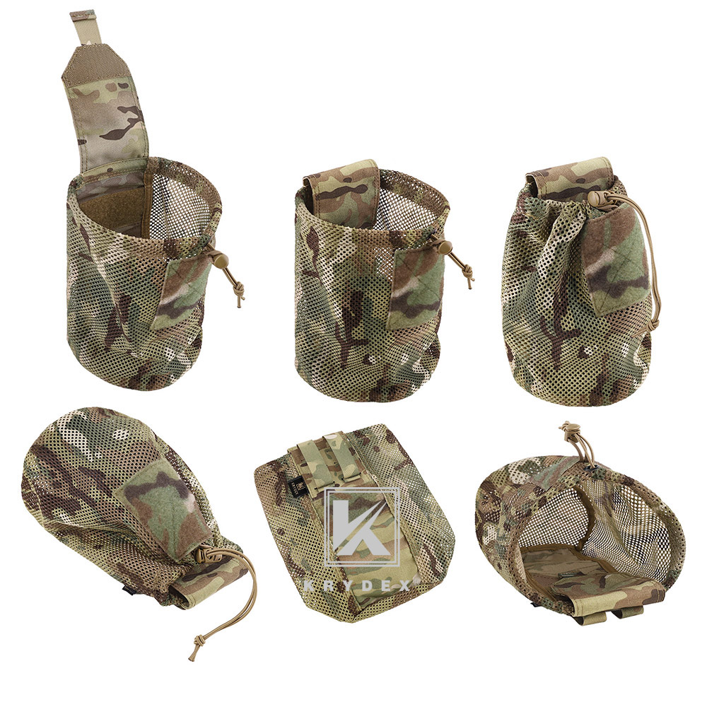 KRYDEX Tactical Mesh Dump Pouc - Tactical Dump Pouch Foldable Drop Bag 评论和价格
