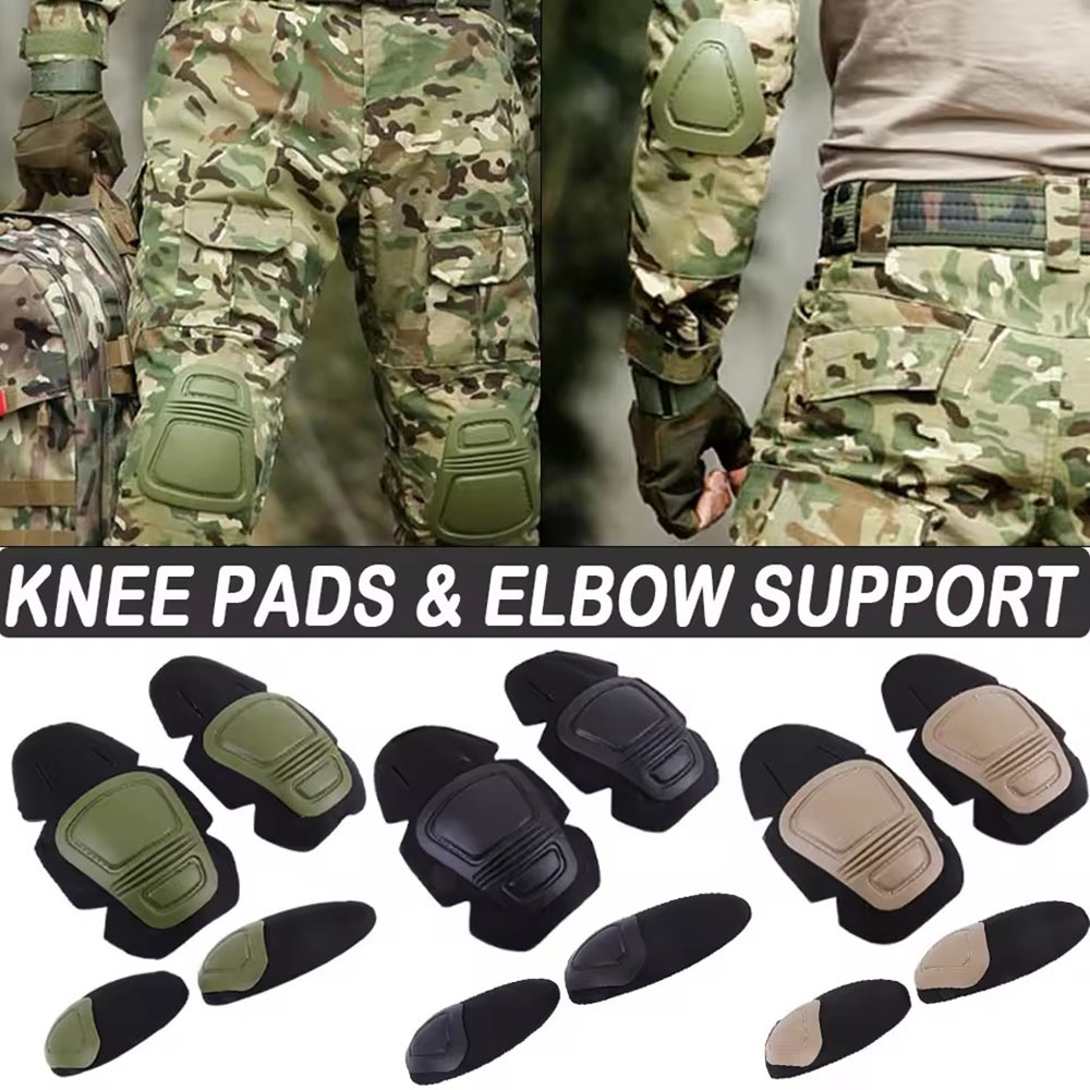 Tactical Knee and Elbow Pads S - Combat Knee Pads Elbow Pads Set Military 评论和价格