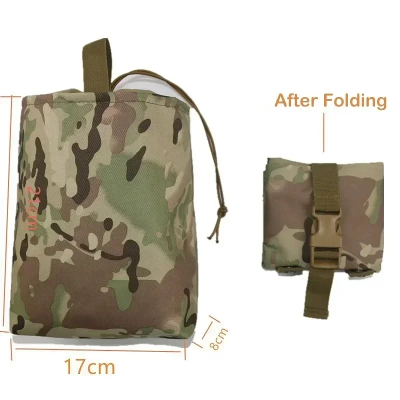 Folding Molle Tactical Magazin - Tactical Dump Pouch Foldable Drop Bag 评论和价格