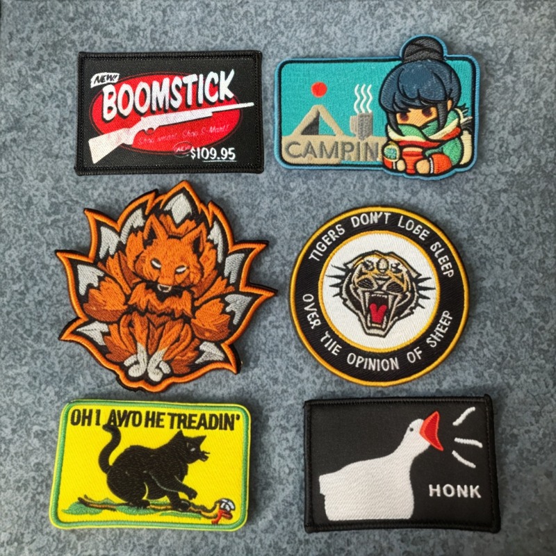 Cartoon Animal Tactical Patch  - Patch Morale Tactical Military Hook Loop 评论和价格