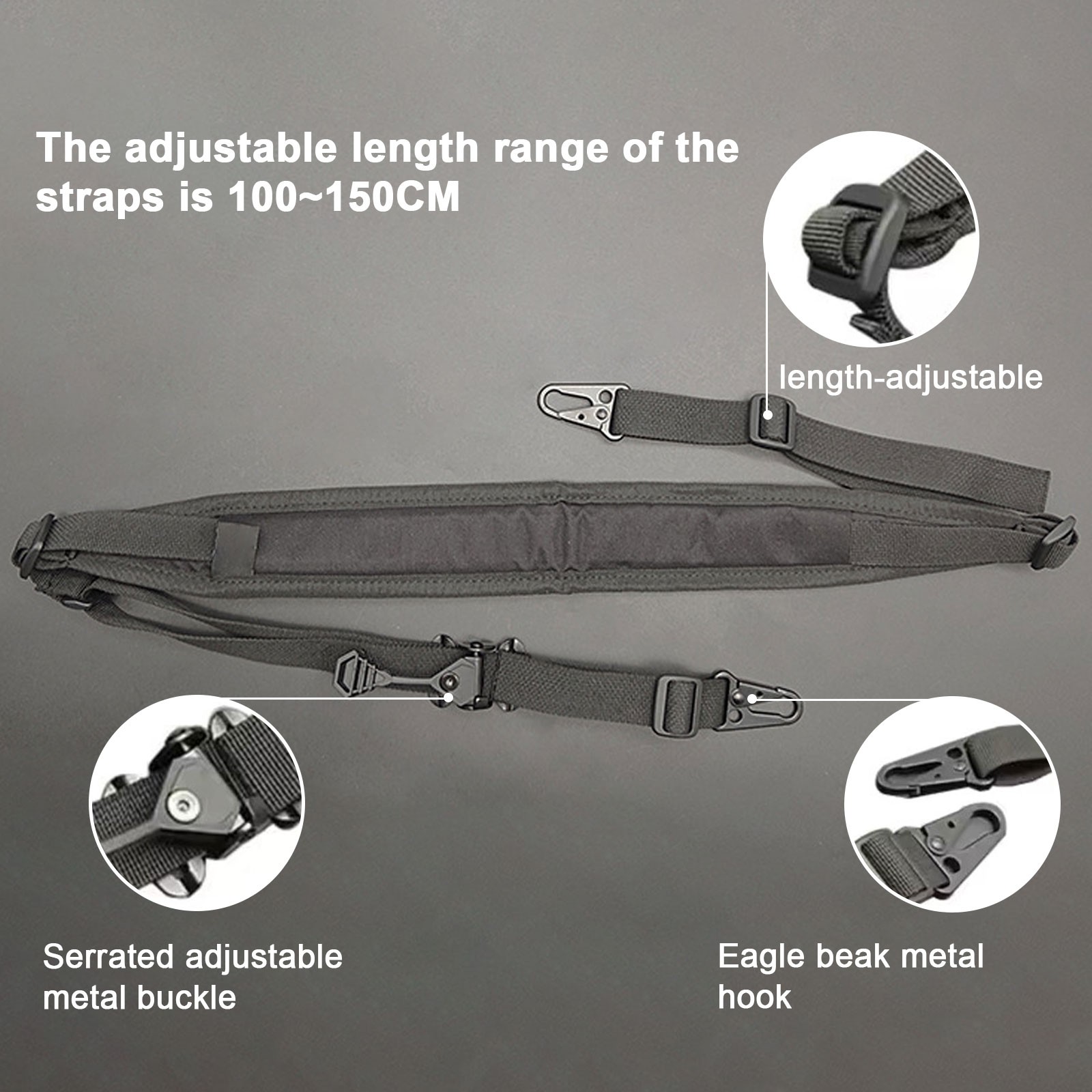 Tactical 2 Point Rifle Sling S - Tactical Sling 2 Point Quick Adjust Rifle 评论和价格
