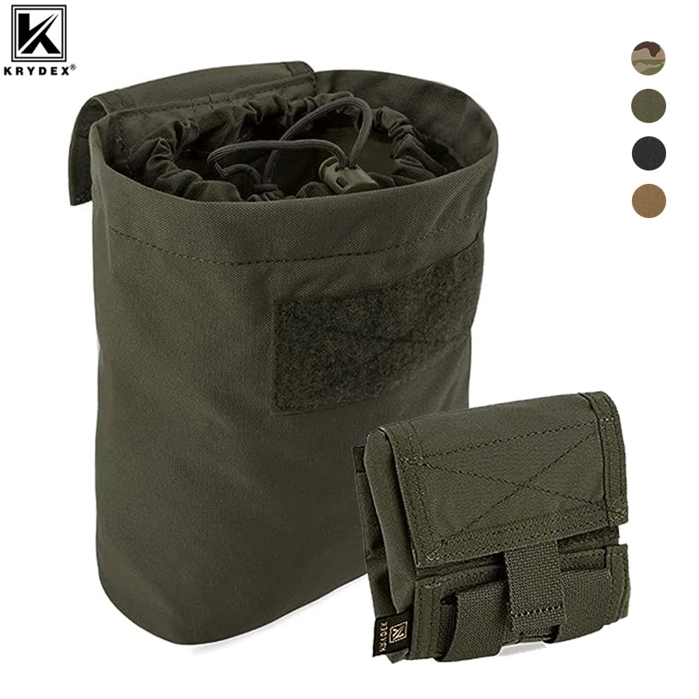 KRYDEX Tactical MOLLE Foldable - Tactical Dump Pouch Foldable Drop Bag 评论和价格