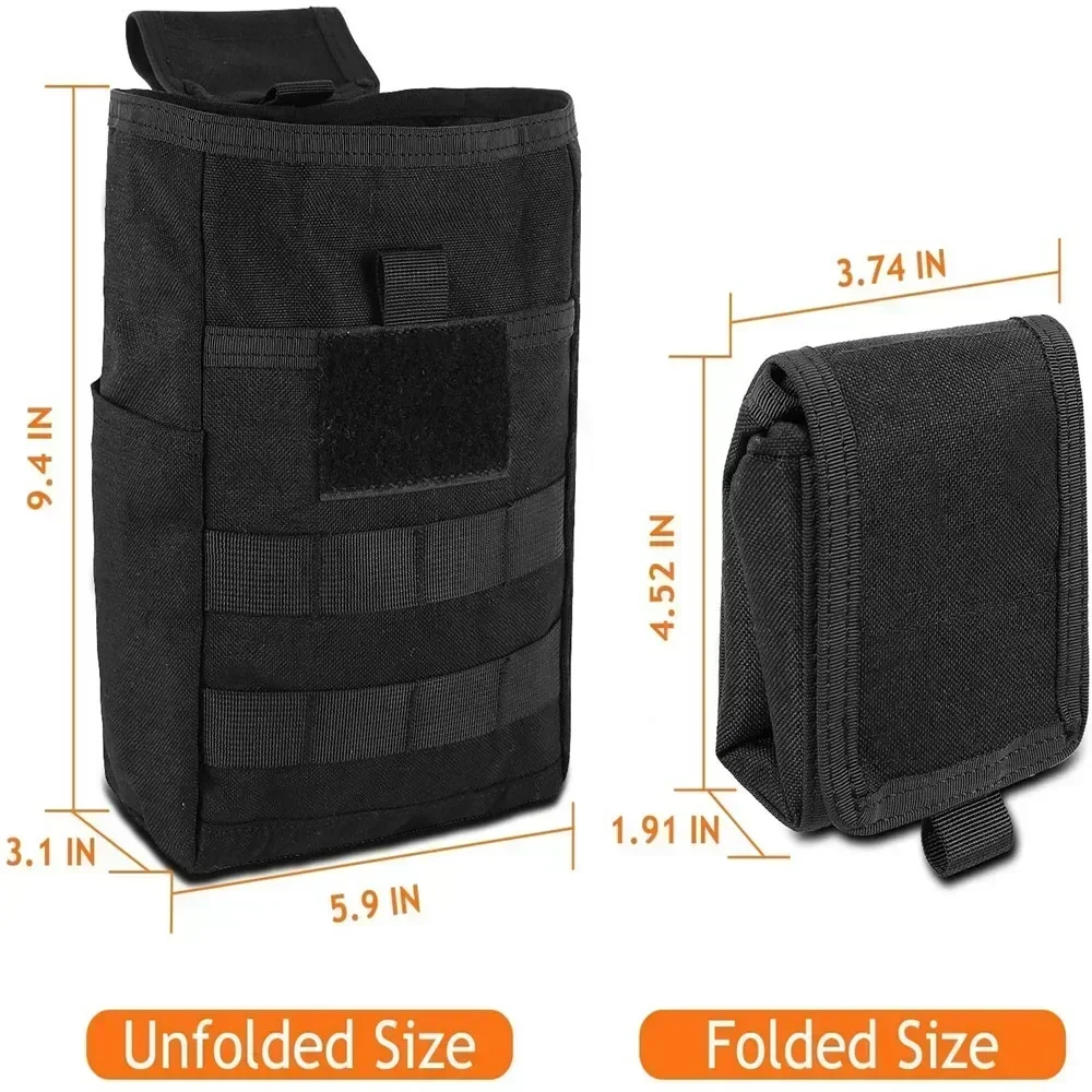 Tactical Foldable Molle Dump D - Tactical Dump Pouch Foldable Drop Bag 评论和价格
