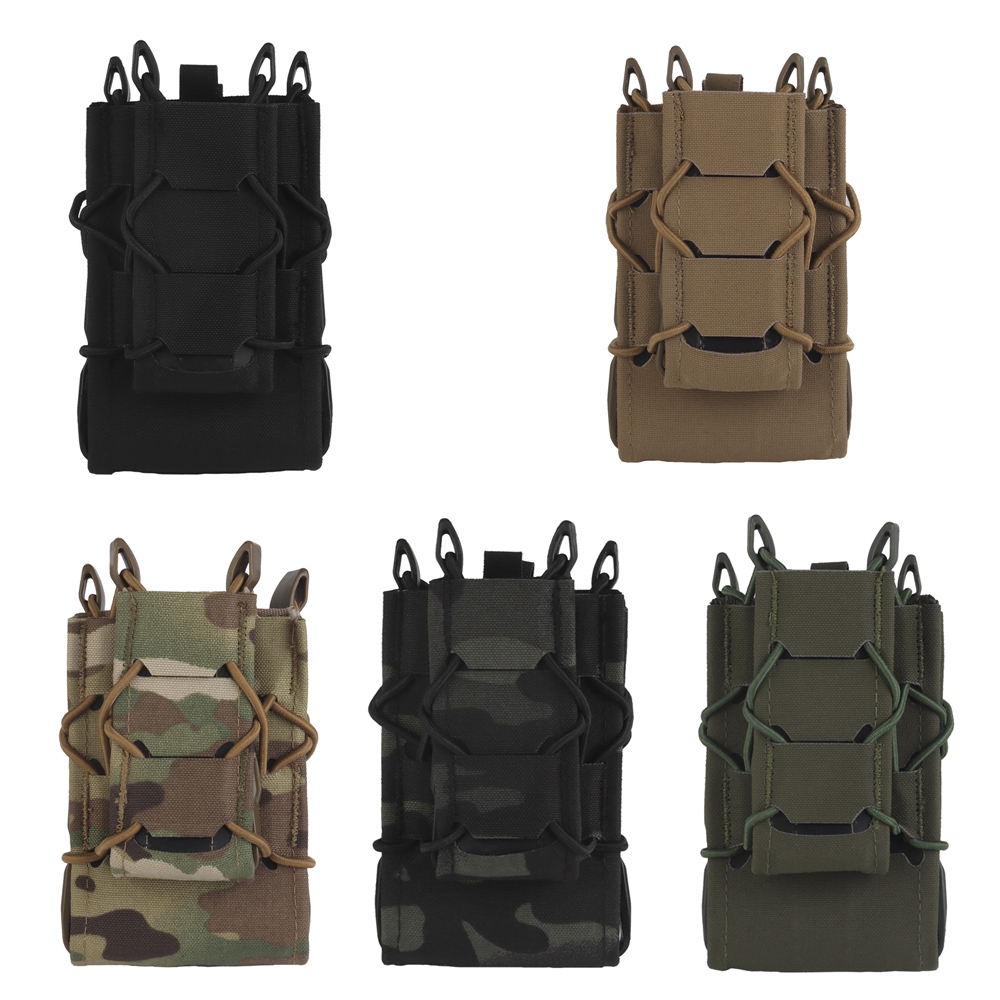 5.56+9mm Double Magazine Pouch - Molle Mag Pouch Double Magazine 5.56 9Mm 评论和价格