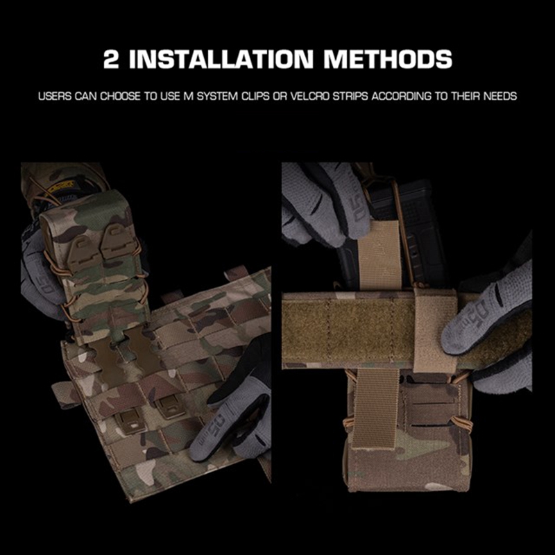 5.56+9mm Double Magazine Pouch - Molle Mag Pouch Double Magazine 5.56 9Mm 评论和价格