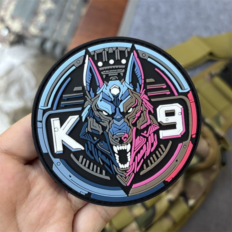 Tactical K9 Dog 3D PVC Patch A - Patch Morale Tactical Military Hook Loop 评论和价格
