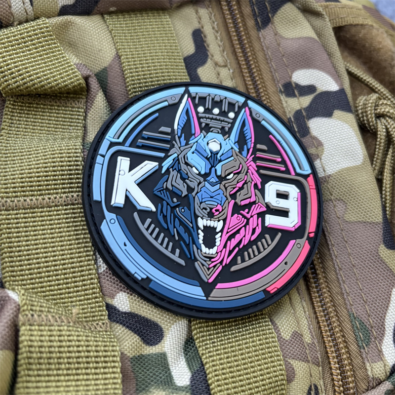 Tactical K9 Dog 3D PVC Patch A - Patch Morale Tactical Military Hook Loop 评论和价格
