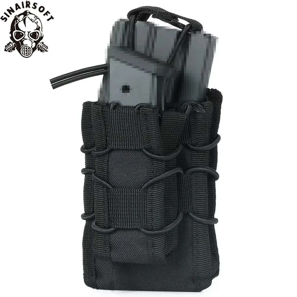 Tactical Molle 5.56 7.62 9MM S - Molle Mag Pouch Double Magazine 5.56 9Mm 评论和价格