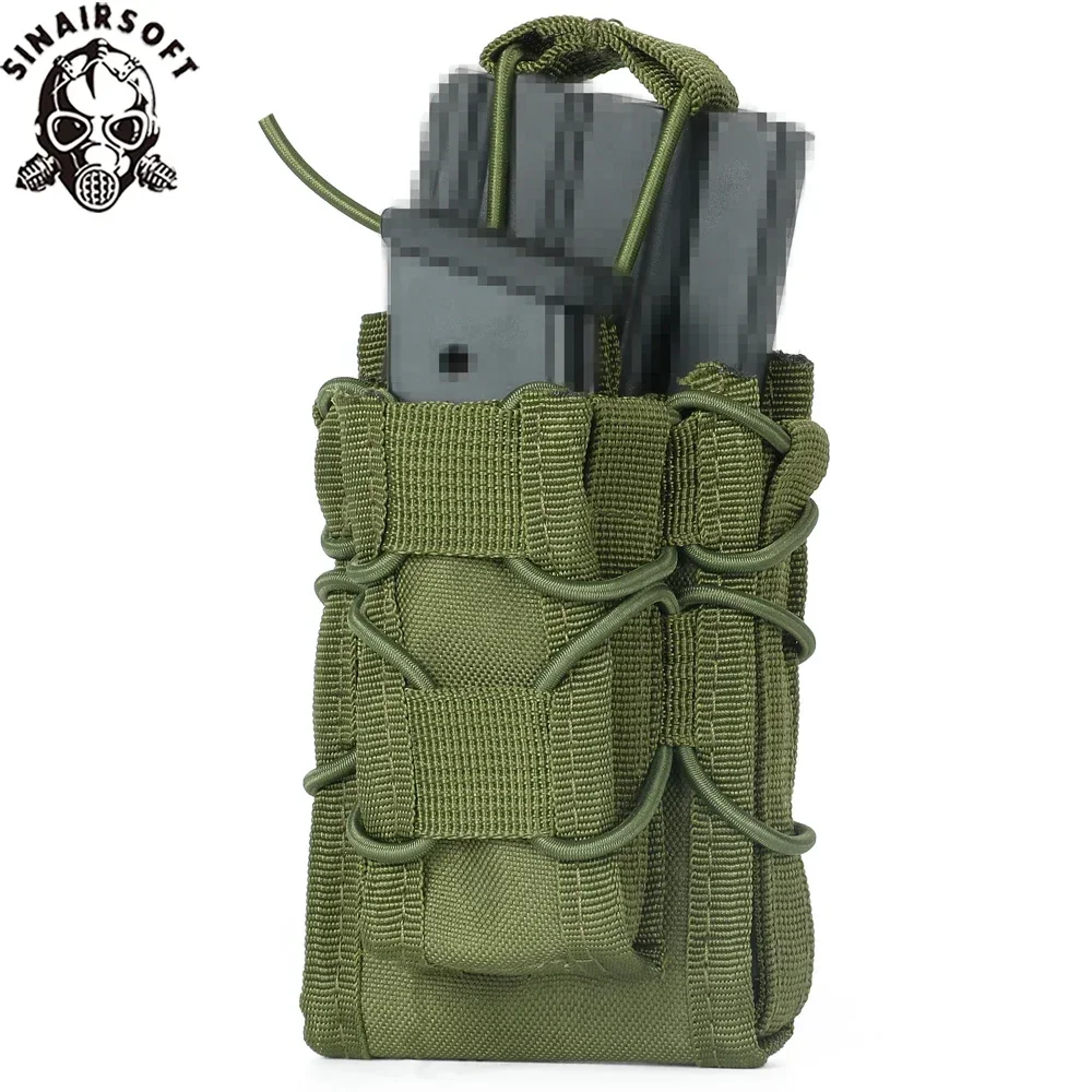 Tactical Molle 5.56 7.62 9MM S - Molle Mag Pouch Double Magazine 5.56 9Mm 评论和价格
