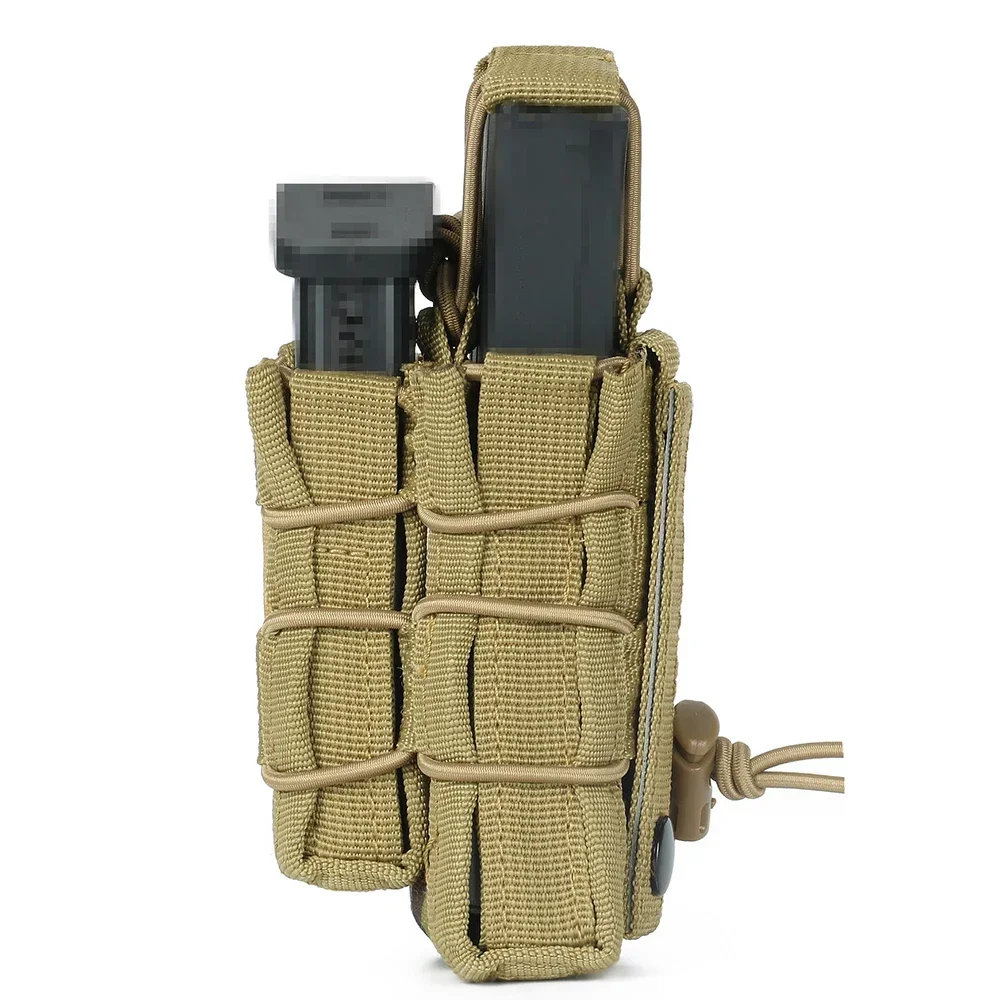 Tactical Molle 5.56 7.62 9MM S - Molle Mag Pouch Double Magazine 5.56 9Mm 评论和价格