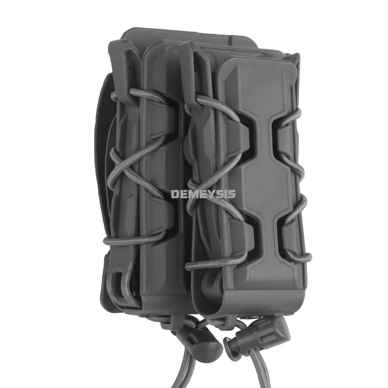 Tactical MOLLE Double Mag Hold - Molle Mag Pouch Double Magazine 5.56 9Mm 评论和价格