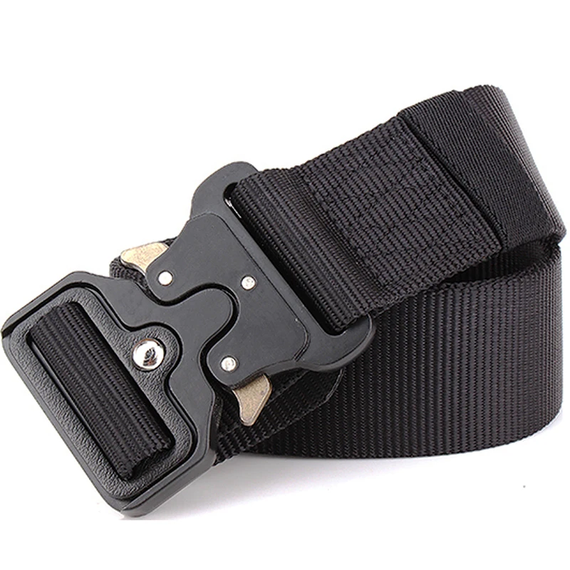 Men's Belt Army Outdoor Huntin - Tactical Combat Belt Quick Release Buckle 评论和价格