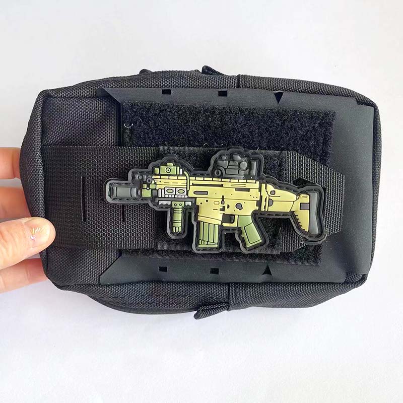 3D PVC Rubber Morale Patches M - Patch Morale Tactical Military Hook Loop 评论和价格