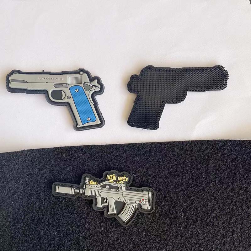 3D PVC Rubber Morale Patches M - Patch Morale Tactical Military Hook Loop 评论和价格